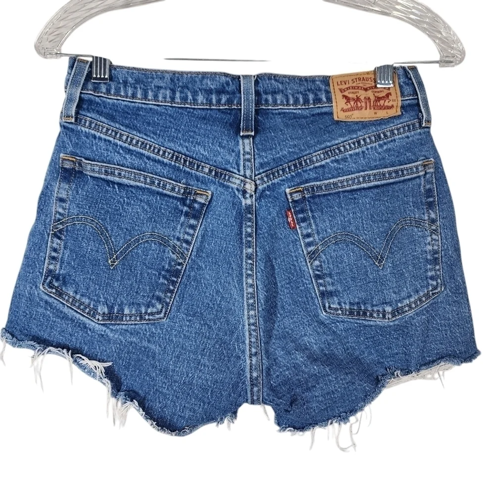 LEVI'S 501 BUTTON FLY DENIM SHORTS